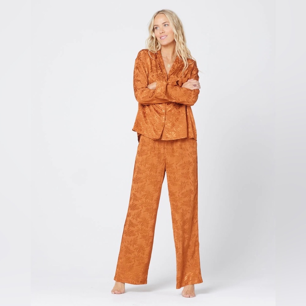 L*Space Burnt Orange Pajama Set